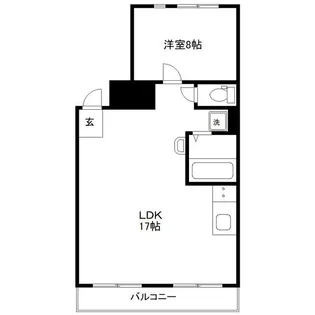 グリーンヴェール国見【4階】の間取り