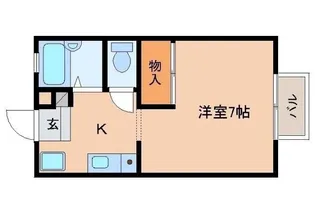 WOODS HOUSE【2階】の間取り