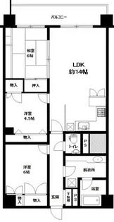 シーアイマンション白金【6階】の間取り