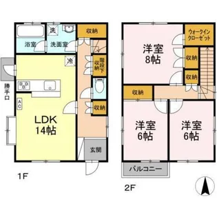 東京都練馬区大泉学園町3【一戸建】の間取り