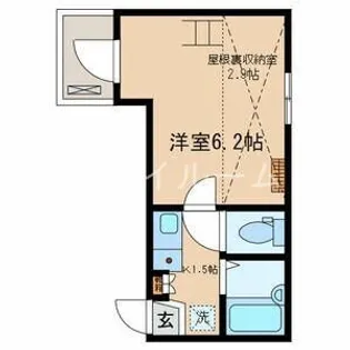 東京都大田区大森西3【アパート】の間取り