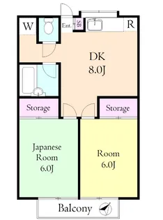 イーストパーク【1階】の間取り