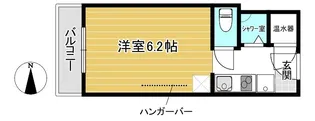 百万遍ハイツ【4階】の間取り