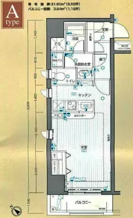 ベスト伊勢佐木長者町【11階】の間取り