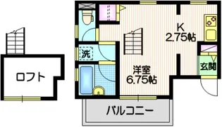 ハイムフジII【2階】の間取り