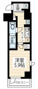 HYs MAXIV 立川錦町【2階】の間取り