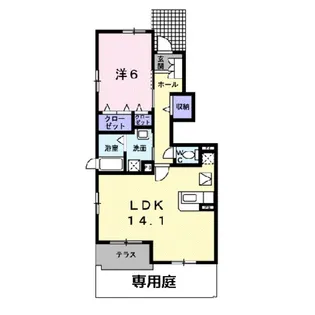 フラン・ラフレシールII【2階】の間取り