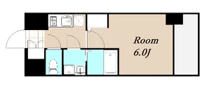 エスリードレジデンス大阪グランノースI【2階】の間取り