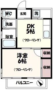 中村荘【1階】の間取り