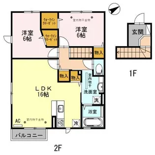 パストラル【2階】の間取り