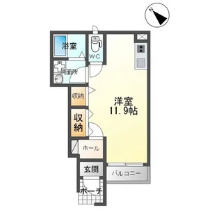 ラ・エリーゼI【1階】の間取り