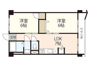 第7ファニー幸【3階】の間取り