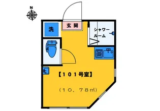 アーバンプレイス新宿若松町【1階】の間取り