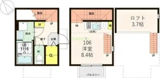 サンコーポ東照宮【1階】の間取り