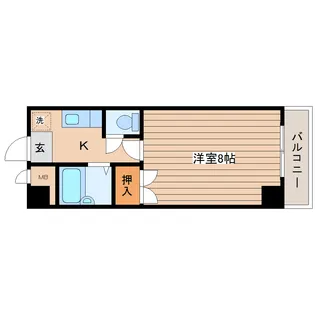 シャレード北仙台【3階】の間取り