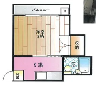 新町アパート【1階】の間取り