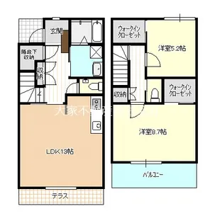 GLANZ Heim 喜々津A【1階】の間取り