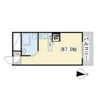 ラ・パルフェ・ド・アフェール【8階】の間取り