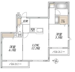 へーベルメゾン西巣鴨【4階】の間取り