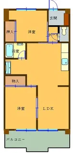 第2サンハイツ余合【3階】の間取り