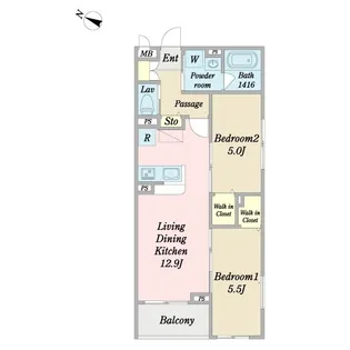 Solomon【2階】の間取り