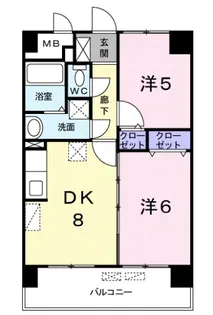 スカイウィング【10階】の間取り