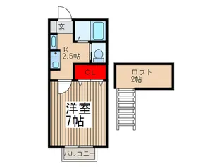 ベルテール桜【2階】の間取り