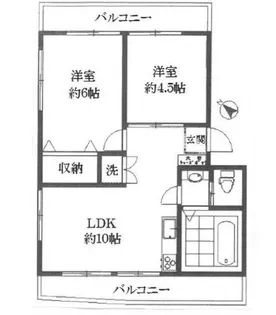 福寿院ビル【4階】の間取り