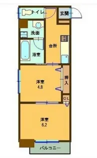 アミスタ―東島田【6階】の間取り