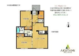 セイフフラットB【1階】の間取り