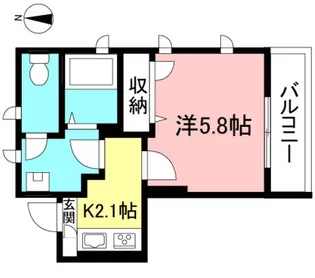 アーク【2階】の間取り