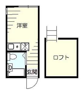 ユナイト井土ヶ谷スウィーツベリーオペラ【2階】の間取り