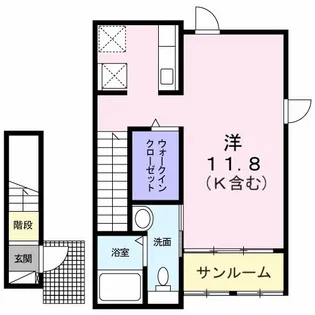 Maple House【2階】の間取り