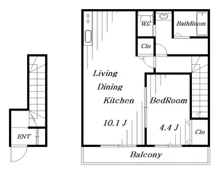 リーブルファイン東千葉【2階】の間取り