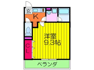 アンジェリック長尾【1階】の間取り