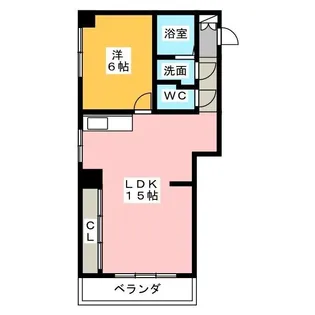 キャッスルヴィレッジ【7階】の間取り