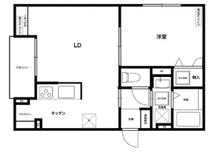 エルデ武蔵小山B【3階】の間取り