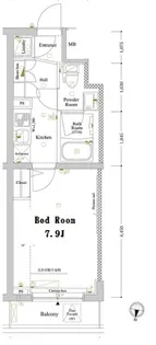 アクサス明大前【2階】の間取り