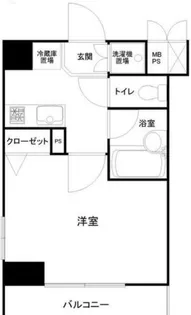 ルーブル都立大学参番館【4階】の間取り