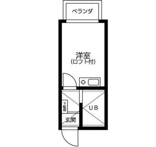 第14紀州ハイツ【2階】の間取り