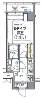 SHOKEN Residence早稲田【7階】の間取り