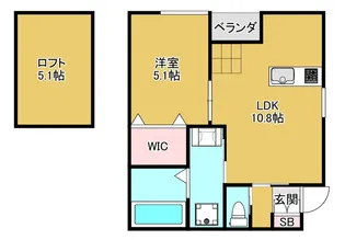 BETULLA A棟【2階】の間取り