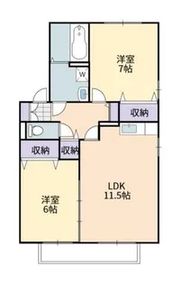 リヴェールC【2階】の間取り