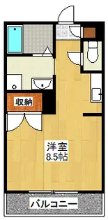 クィーンヒルズ立願寺参番館【3階】の間取り