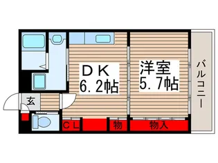 ハイフィ-ルド浦和6【3階】の間取り