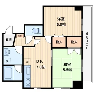 ロイヤルクマイ【3階】の間取り
