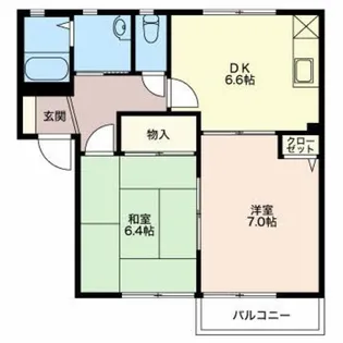 サンハイムヤマト III【1階】の間取り