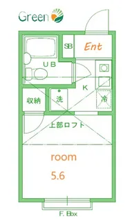 ラ・フォンテ山下【2階】の間取り