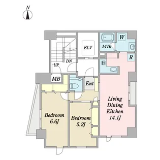 Sanare Nerima【10階】の間取り