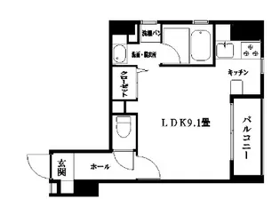 ラ・フオート騎射場【5階】の間取り